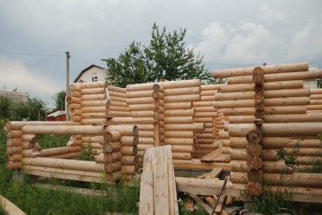 Дома из оцилиндрованного бревна